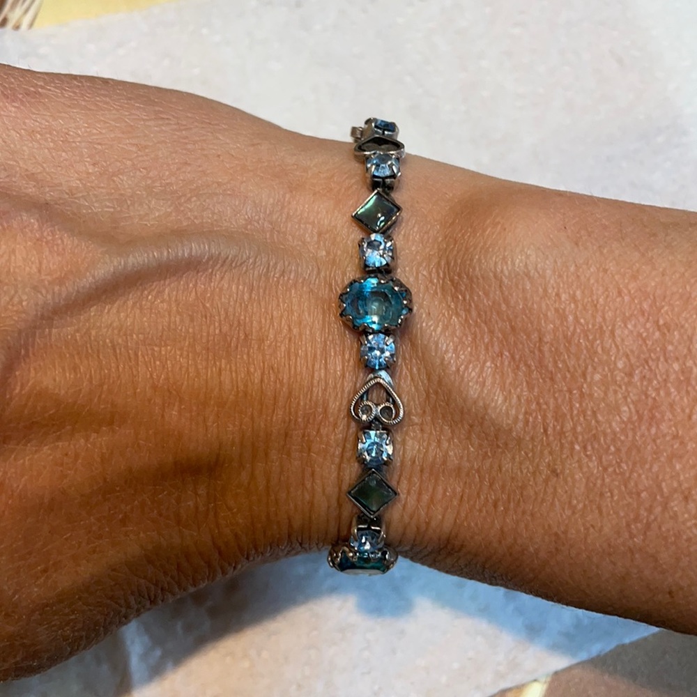 Vintage Mary Demarco Rhinestone Bracelet